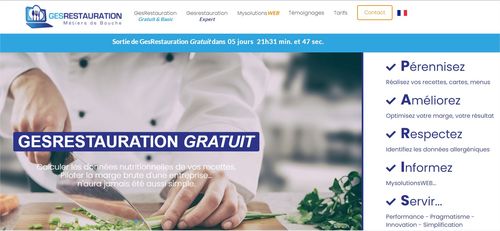 Le 6 Octobre 2020 - www.gesrestauration.com fait peau neuve.