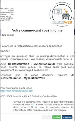 Restaurateurs, métiers de bouche, informez vos clients