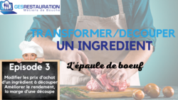 Transformer/ Découper un ingrédient - L'épaule de boeuf - Episode 3/5 - VIDEO Transformer/ Découper un ingrédient - L'épaule de boeuf - Episode 3/5 - VIDEO