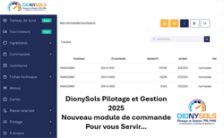 Passer ses commandes d'achat directement avec DionySols, c'est possible et pratique