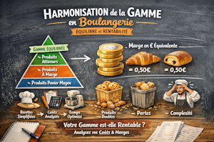 Structurer et harmoniser la gamme en boulangerie-pâtisserie