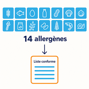 Liste allerg&egrave;nes obligatoire - &eacute;dition automatique | DionySols