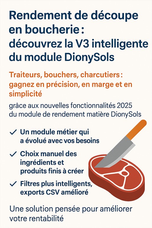 Rendement découpe DionySols V3 - Pourquoi faire?